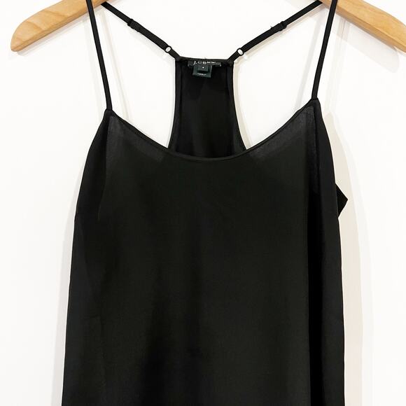 J. Crew Factory Racerback Silky Cami Top in Black - Picture 5 of 8